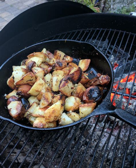 how to roast potatoes on a gas grill